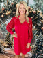 Jordan Dress Red Sequin