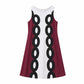 Jade Sheath Dress Maroon