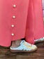 Joh Apparel Farrah French Scuba Pearl Pant Peach