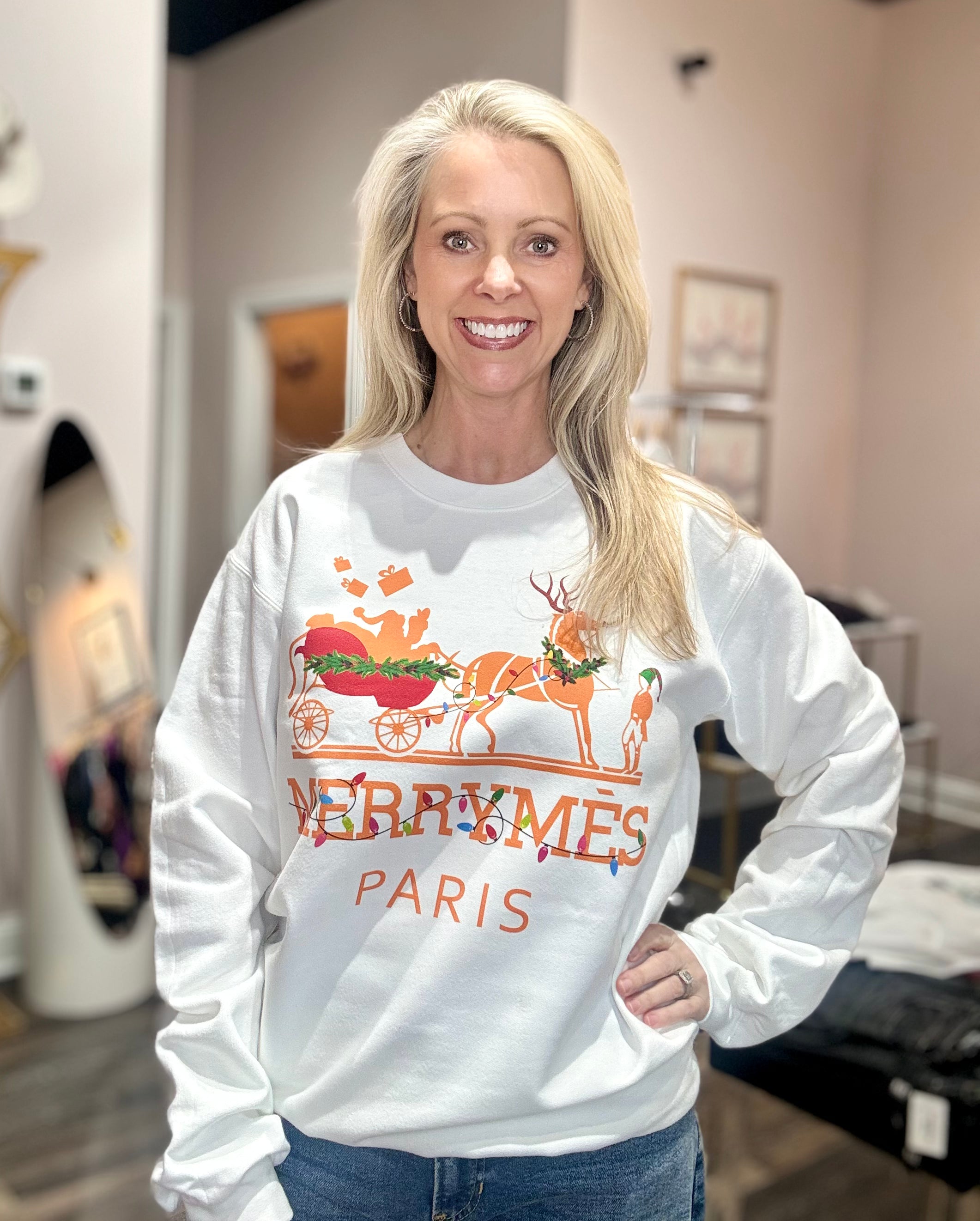 Merrymes Christmas Sweatshirt