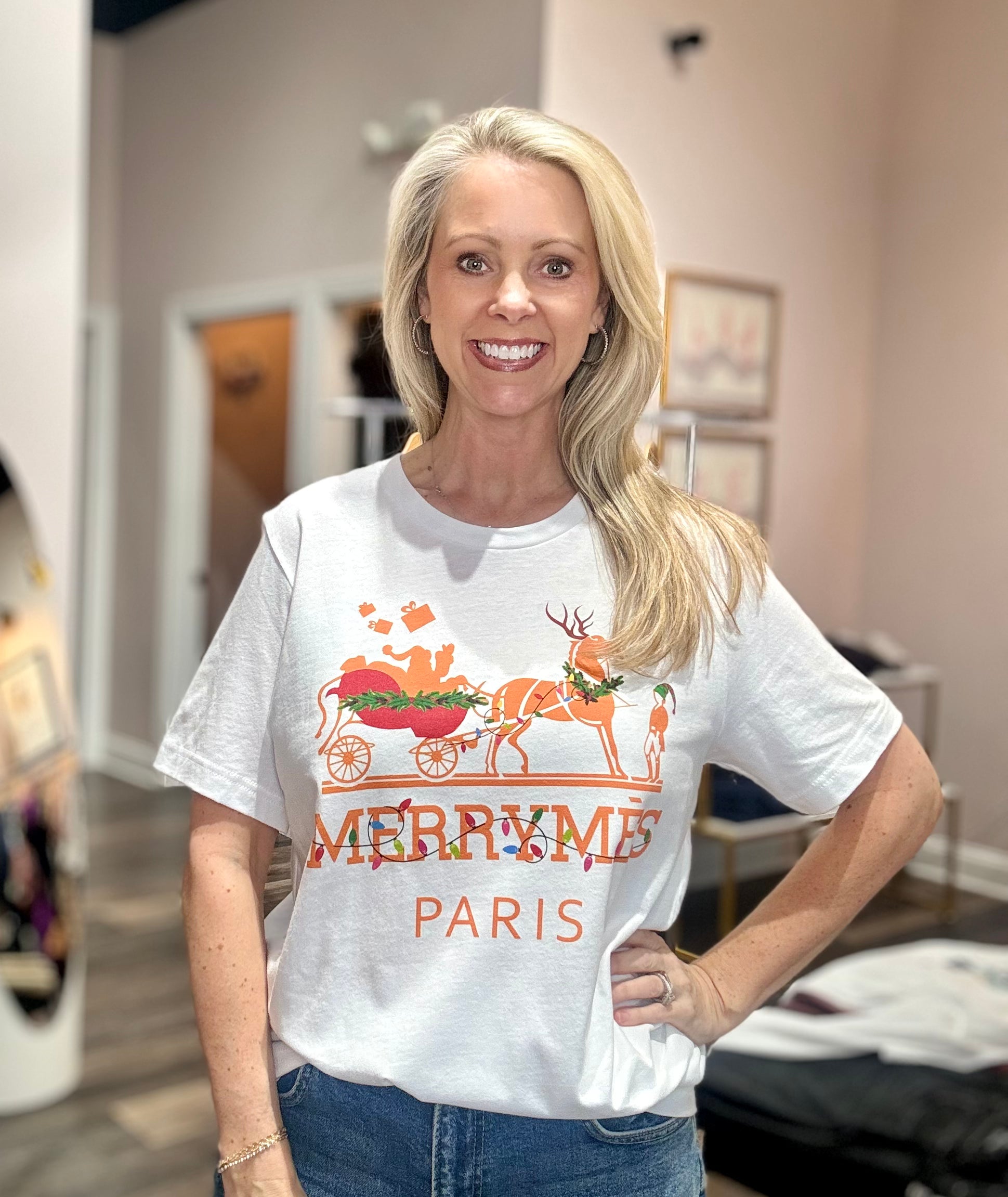 Merrymes Christmas Graphic Tee