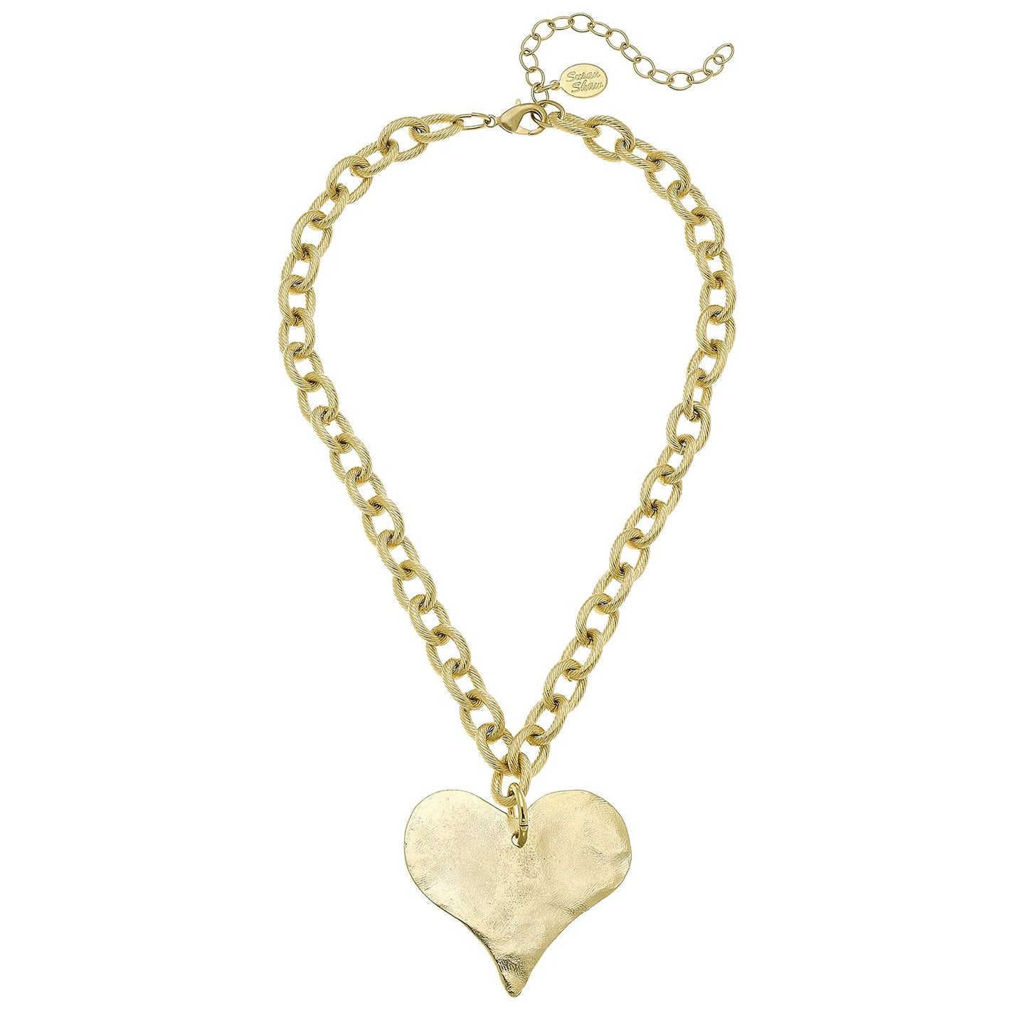 Susan Shaw Large Heart Necklace