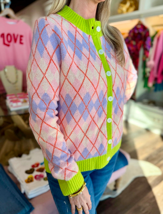 Argyle Cardigan