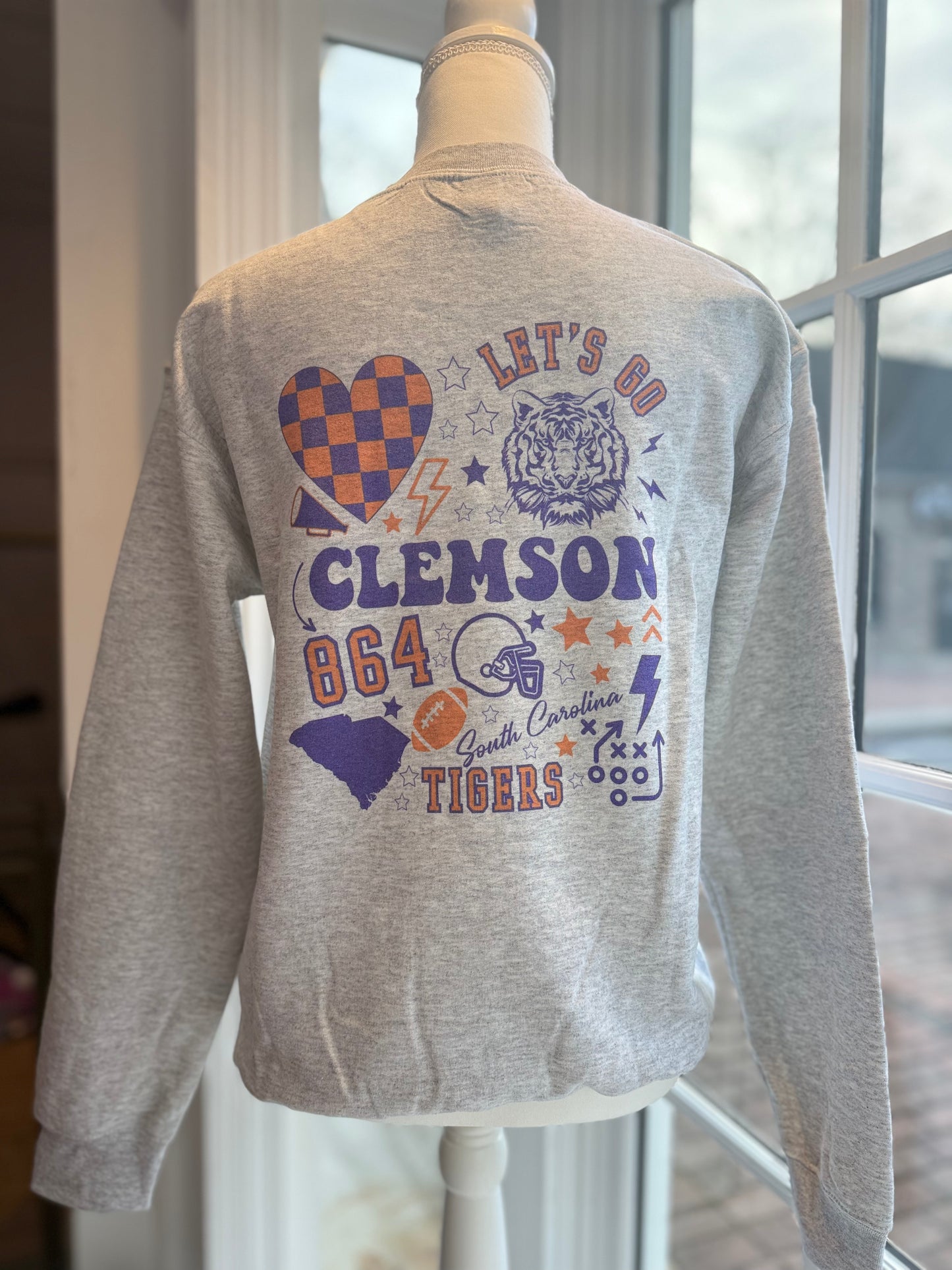 Clemson Tigers Retro Sweatshirt