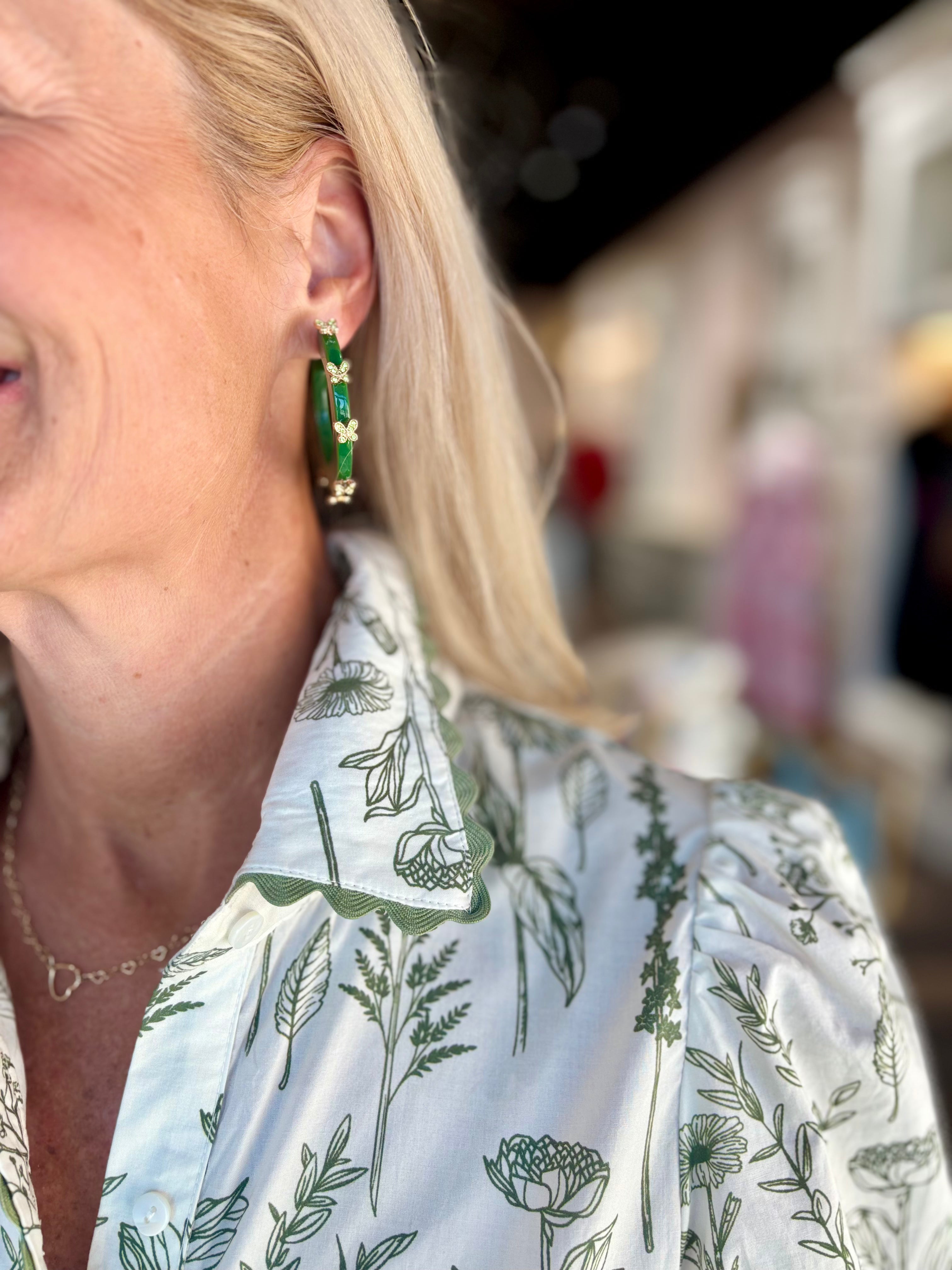 Green Floral Dress