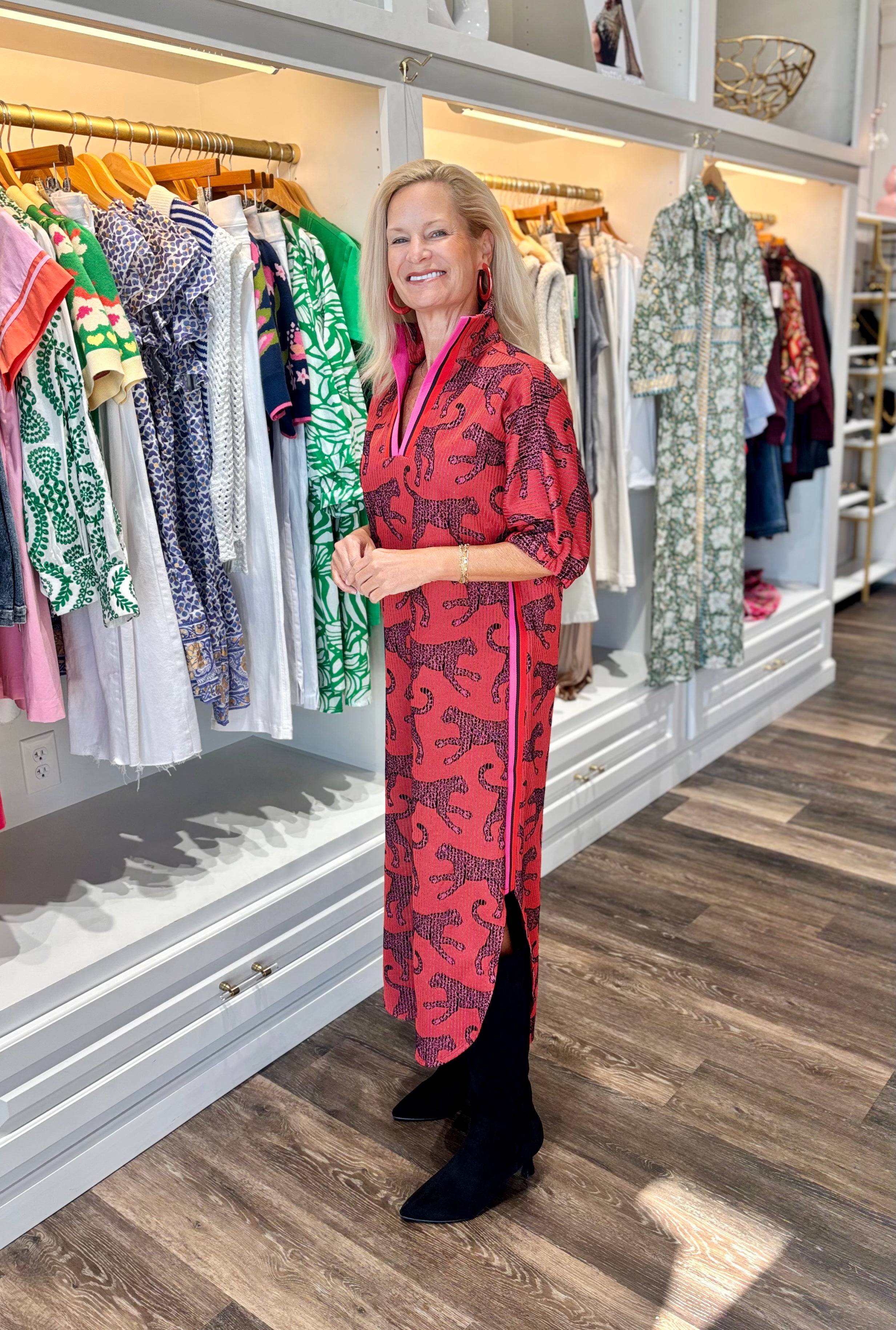 Emily mcCarthy Poppy Caftan Jaguar Sport