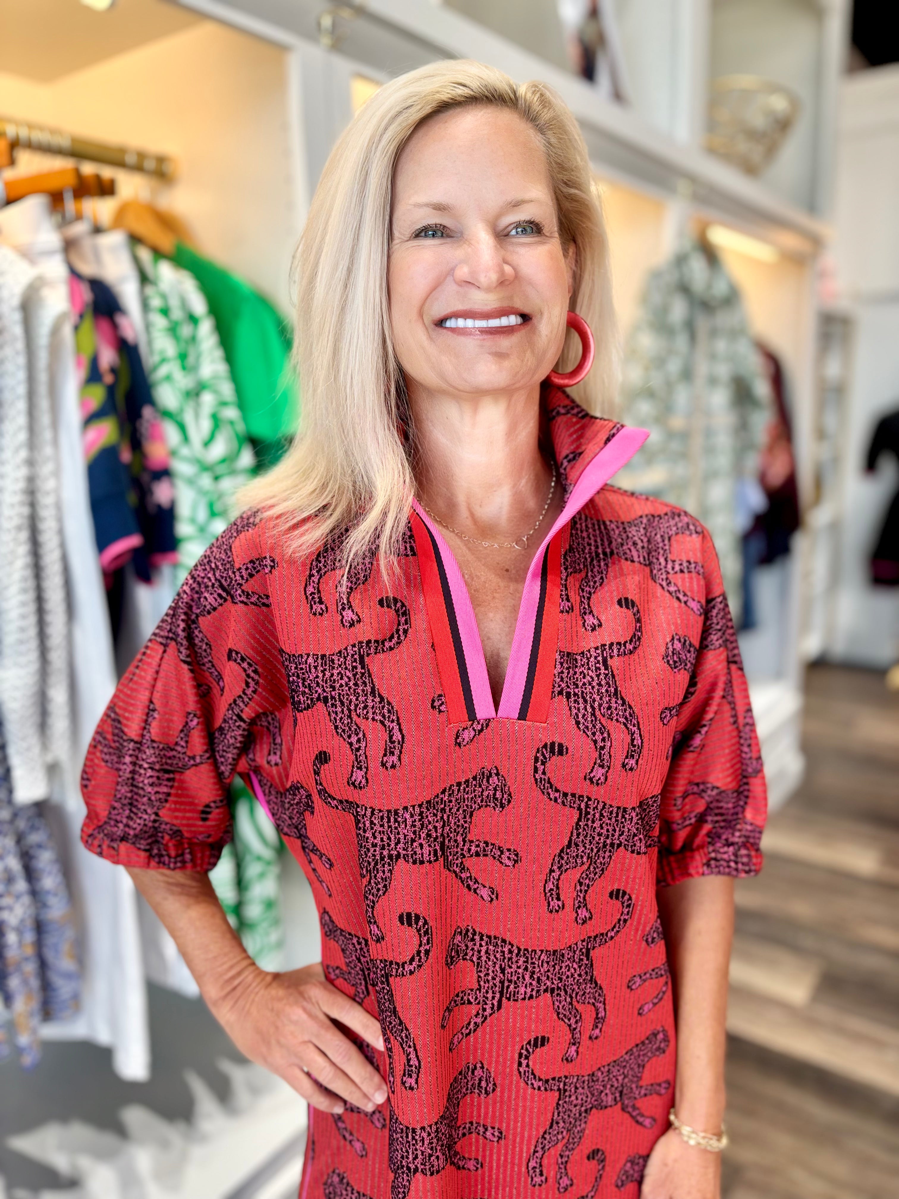 Emily mcCarthy Poppy Caftan Jaguar Sport