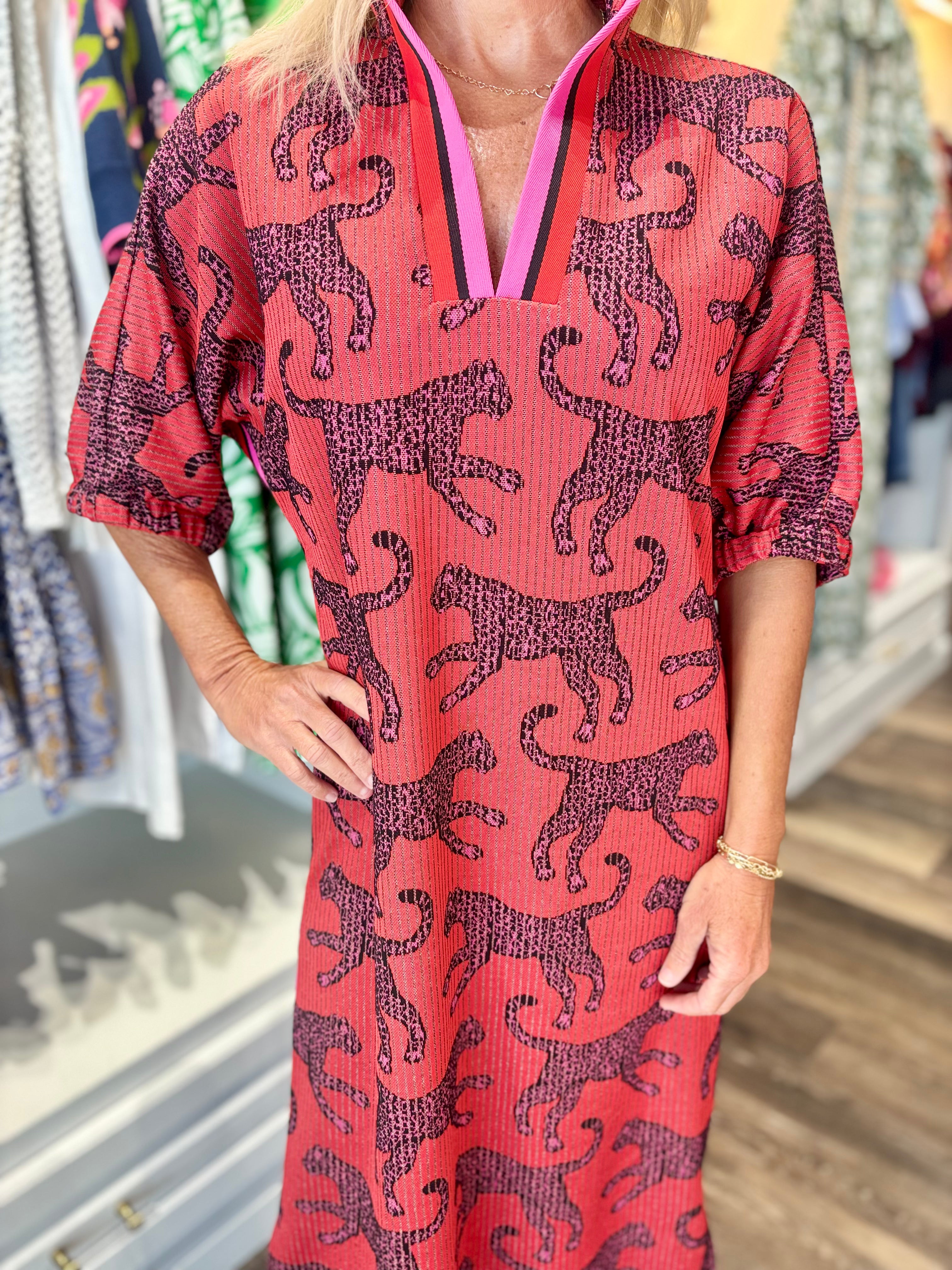 Emily mcCarthy Poppy Caftan Jaguar Sport