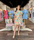Joy Joy Flutter Sleeve Dress Wild Flower
