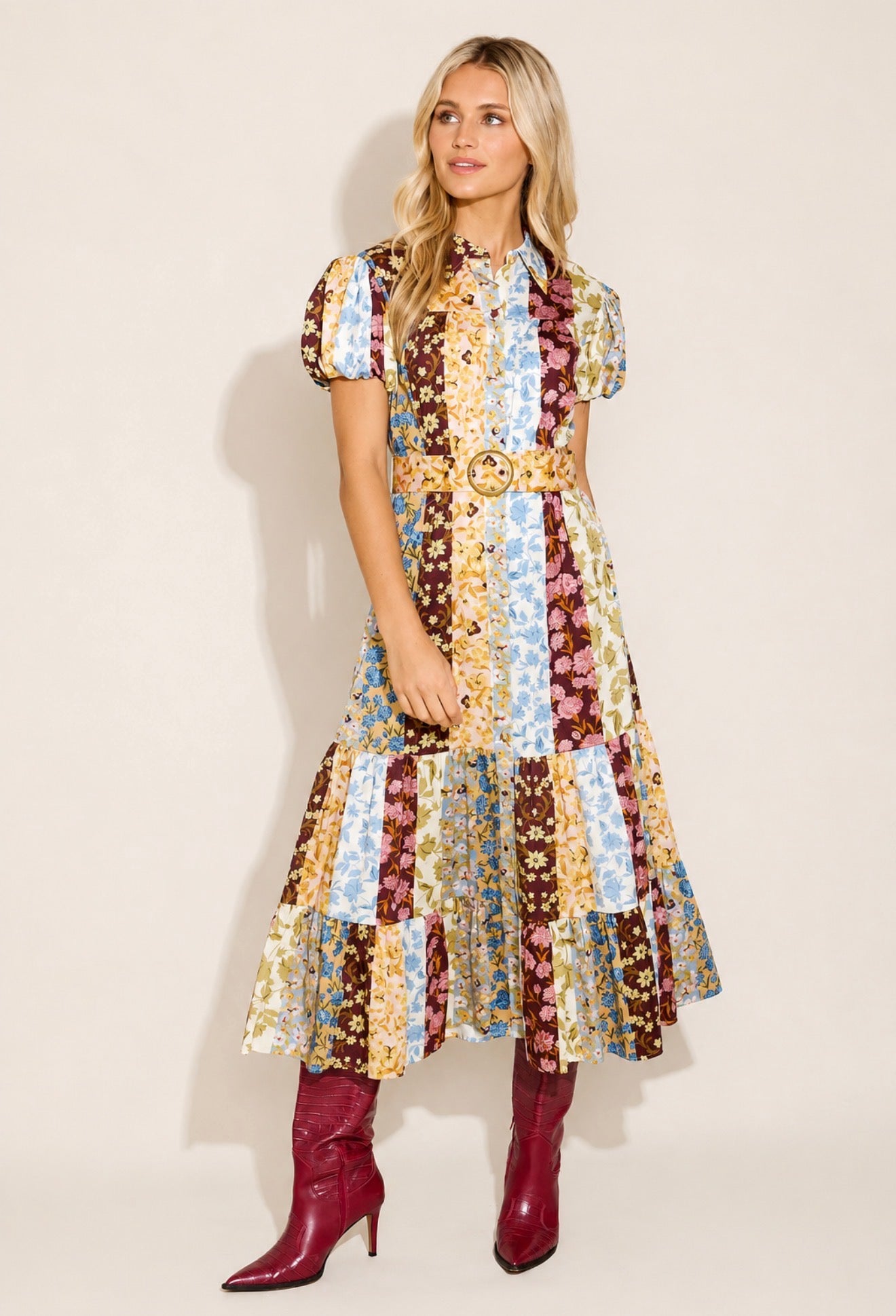 Alden Adair Luna Dress Golden Bouquet
