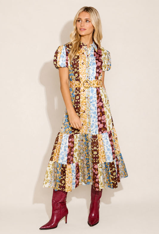Alden Adair Luna Dress Golden Bouquet