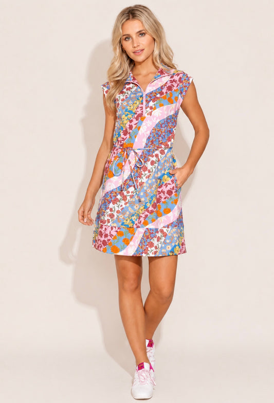 Alden Adair Leigh Dress Wavy Bouquet