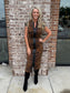 Emily McCarthy Meme Dress Tiger Jacquard