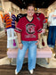 The Blitz Sequin Jersey Tee South Carolina