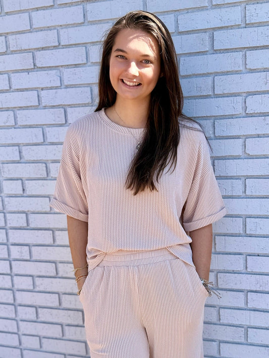 Textured Knit Top