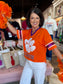 The Blitz Sequin Jersey Tee Clemson