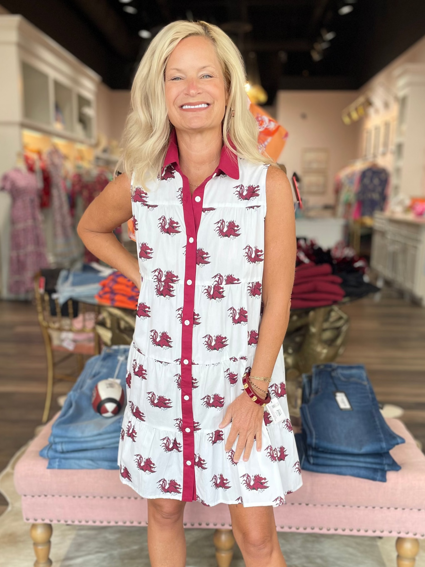 The Poplin Tank Dress Gamecocks