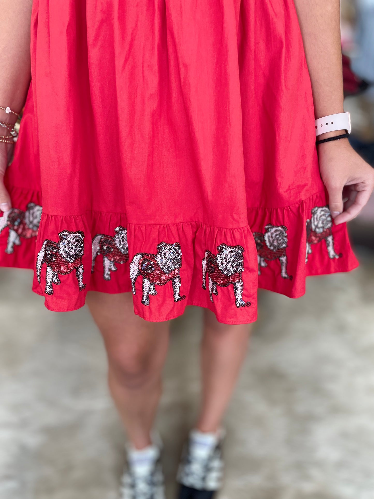 The Smocked Sequin Dress Georgia