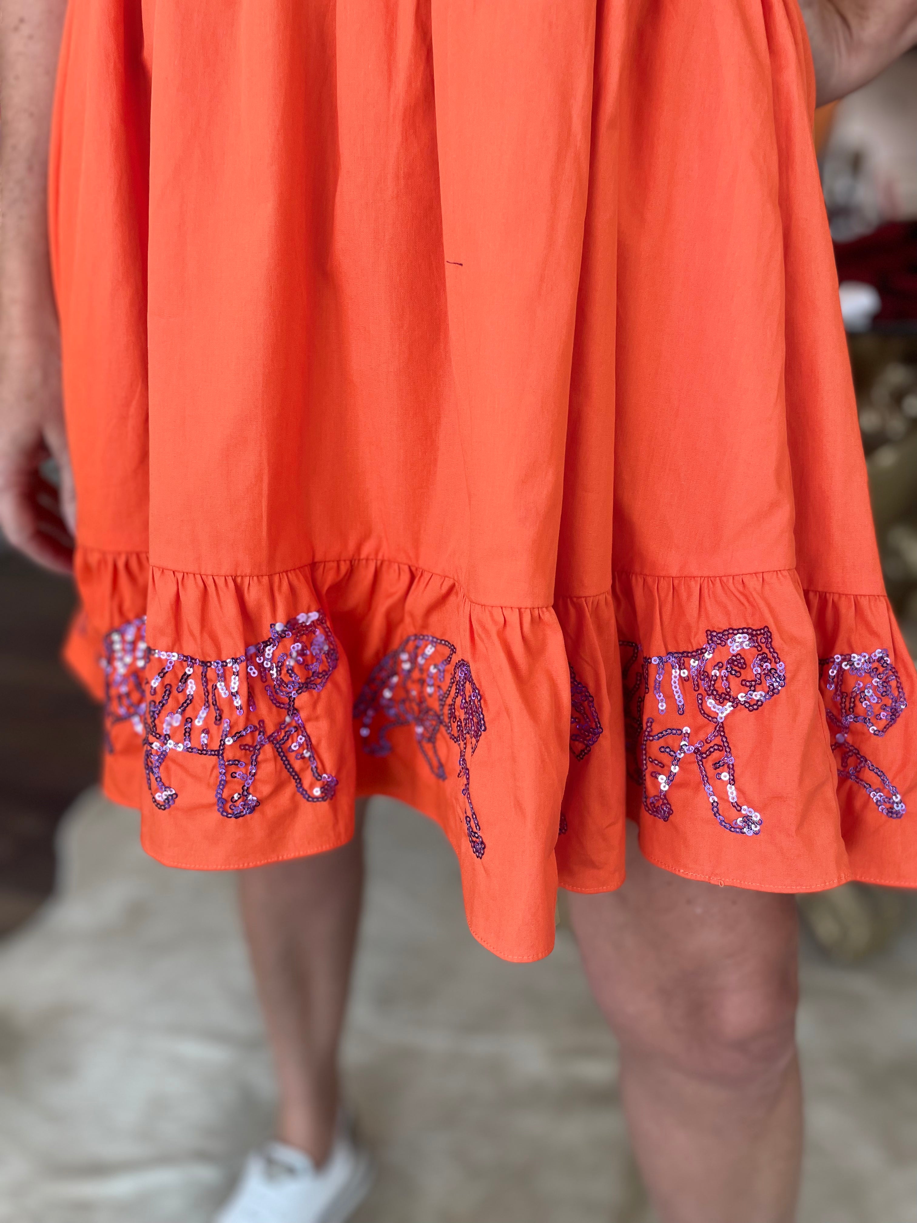 The Smocked Sequin Dress Clemson