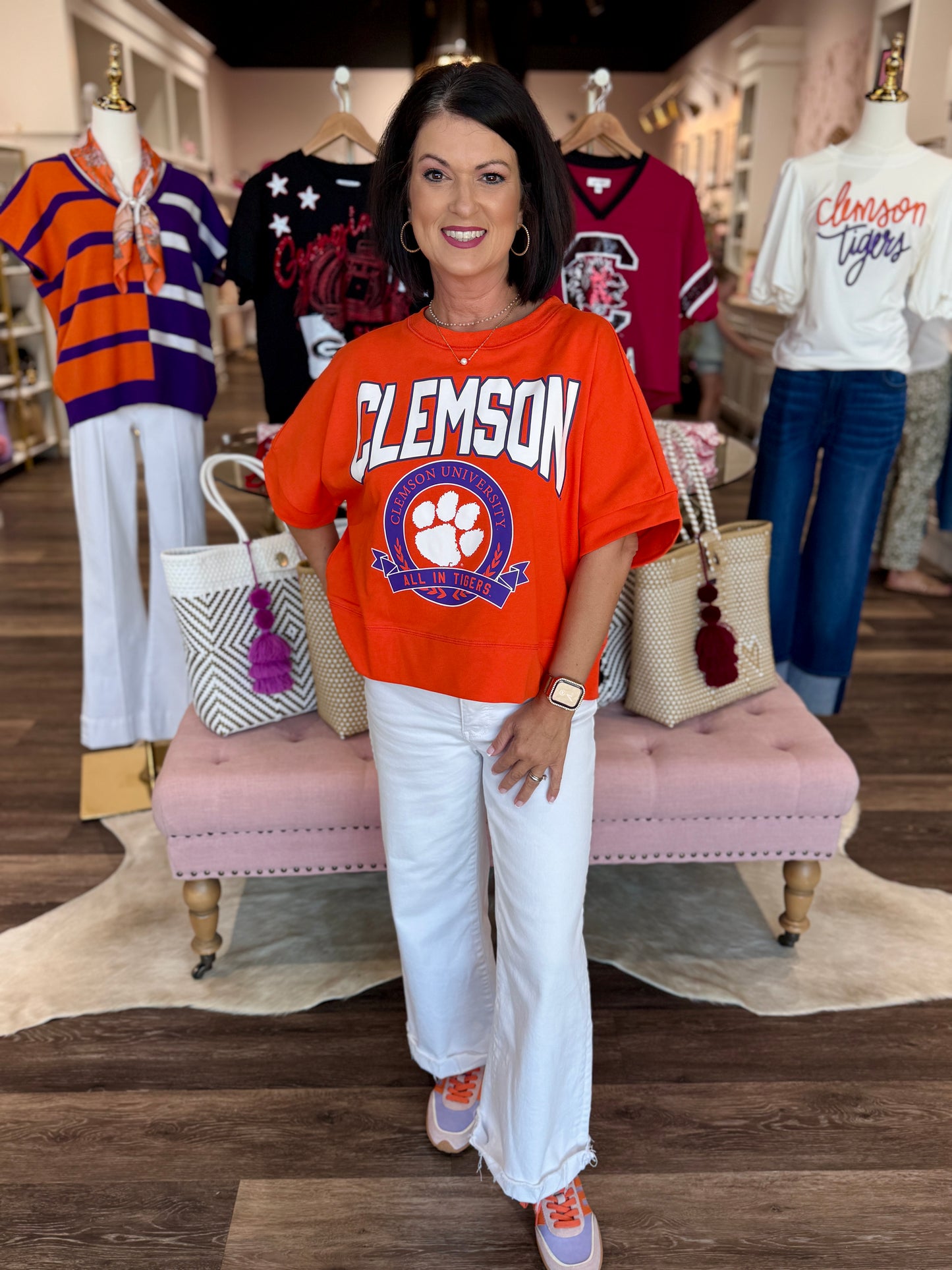 The Crest Dolman Tee Clemson
