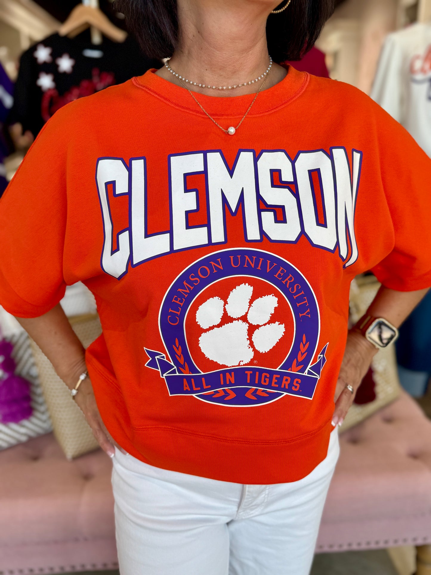 The Crest Dolman Tee Clemson