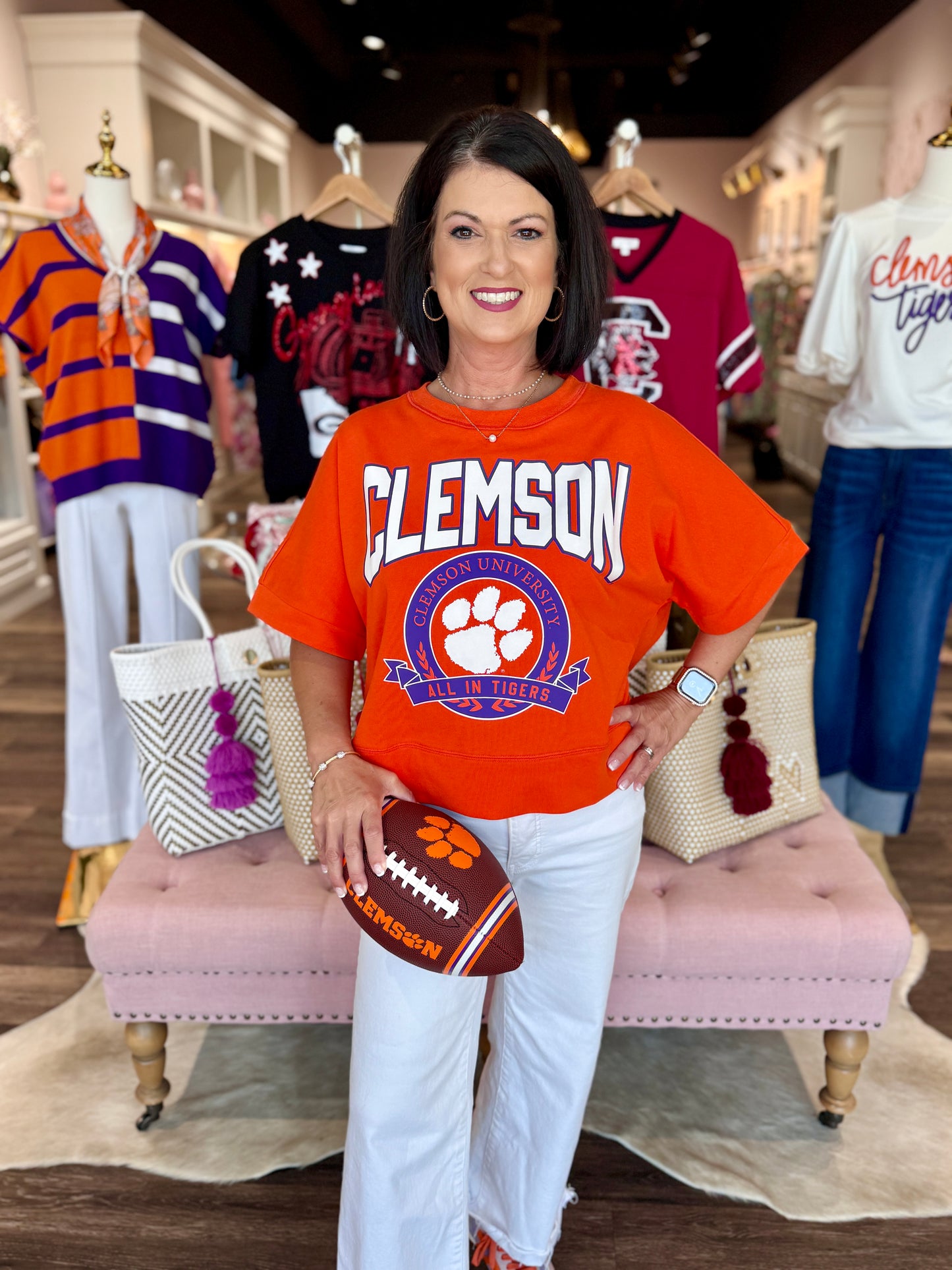 The Crest Dolman Tee Clemson