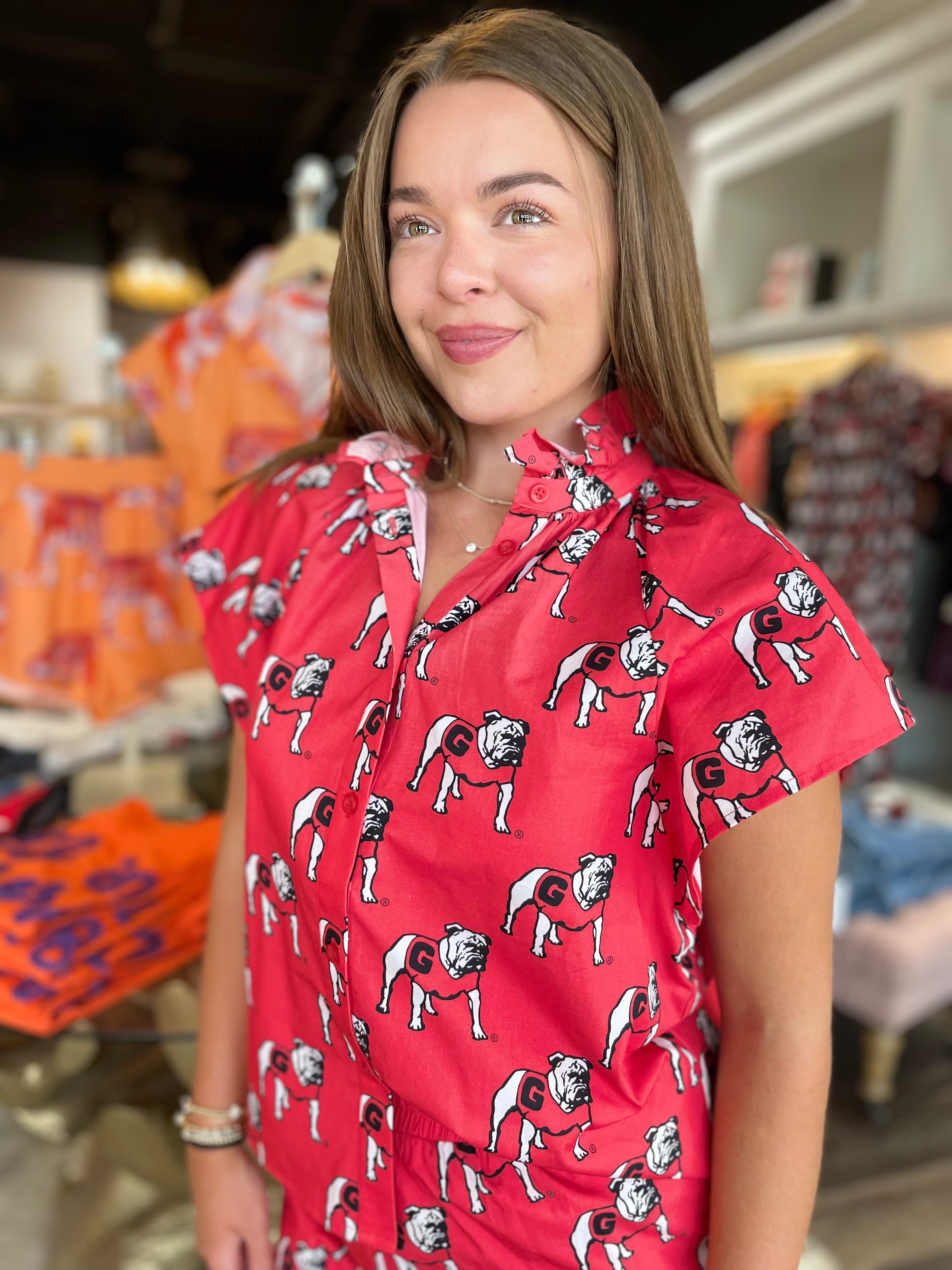 The Poplin Blouse Georgia