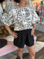 Joy Joy Slit Pocket Short Black