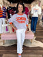 The Society Stripe Pullover Clemson