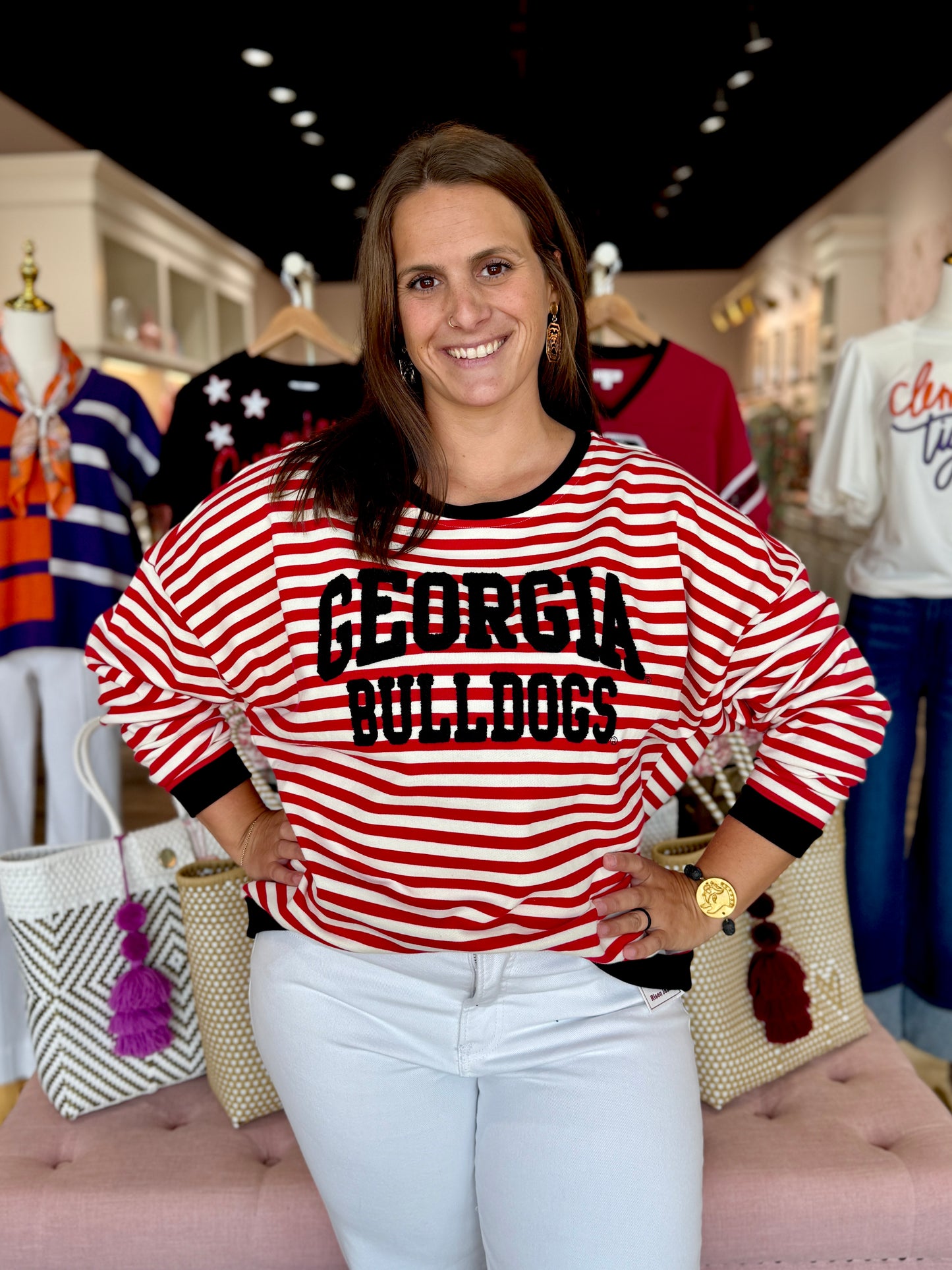 The Society Stripe Pullover Georgia