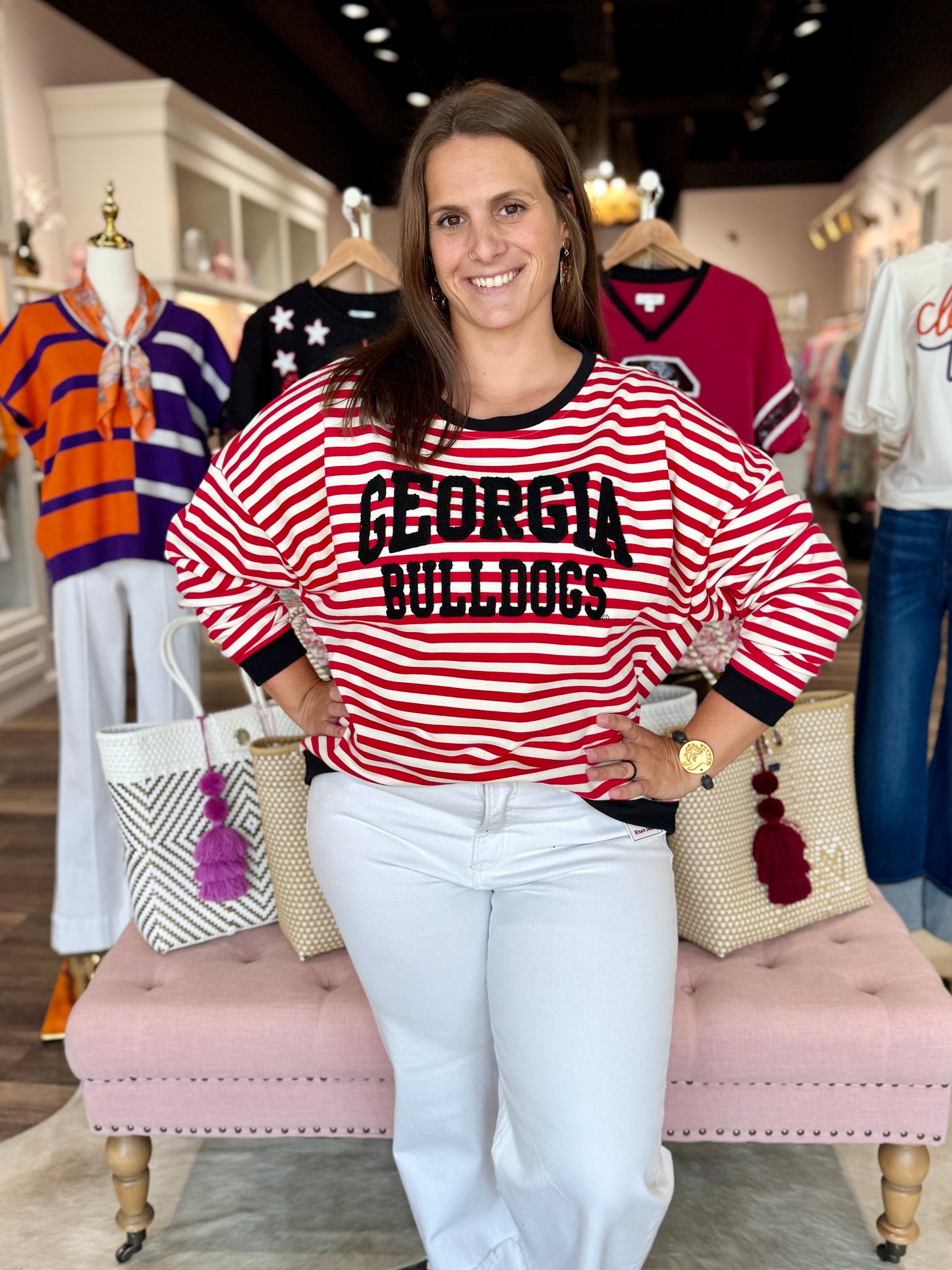 The Society Stripe Pullover Georgia