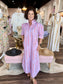 Nina Fleur Path Midi Shirt Dress