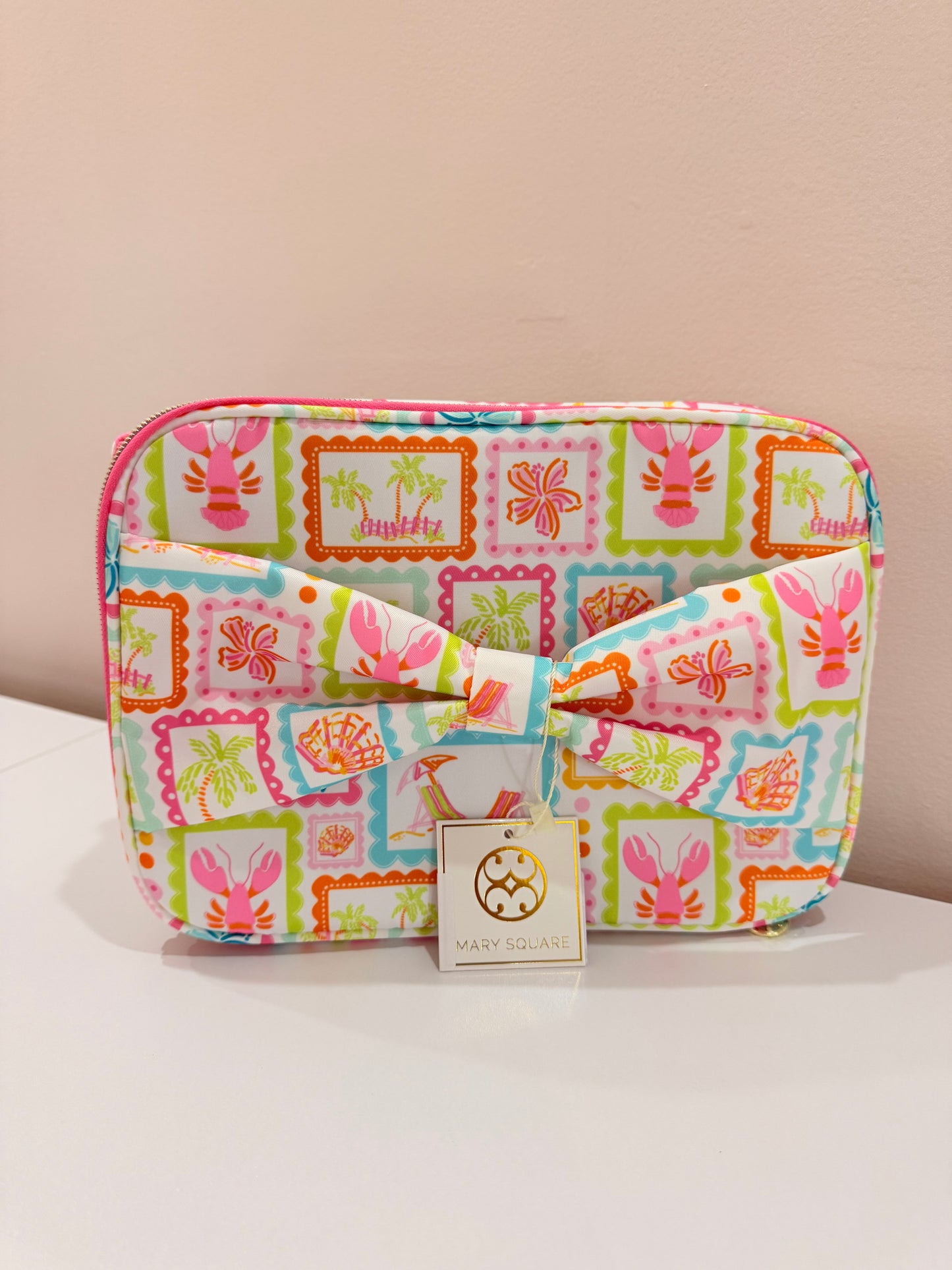 Mary Square Make Me Blush Bag