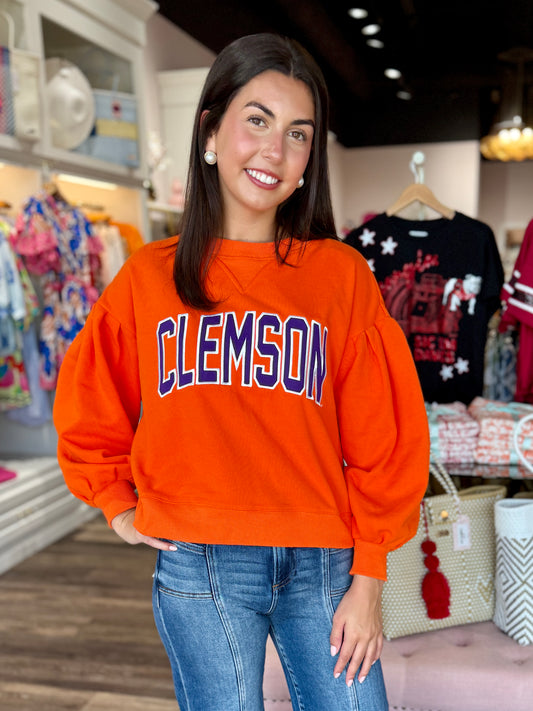 The Legacy Fleece Crewneck Clemson
