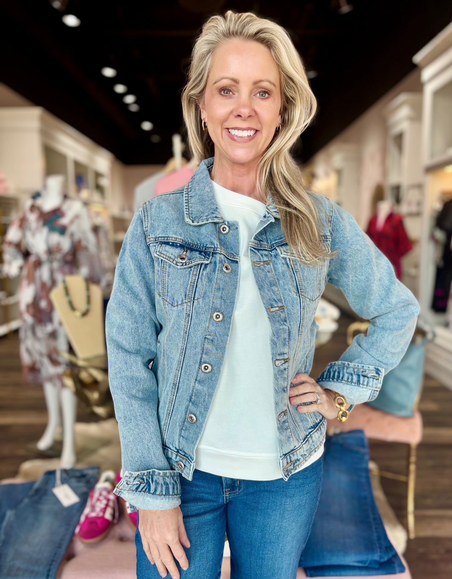 Denim Tiger Jacket Green