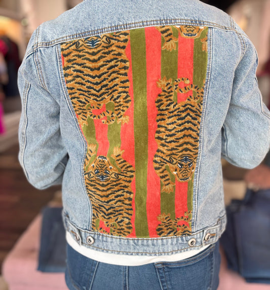 Denim Tiger Jacket Green