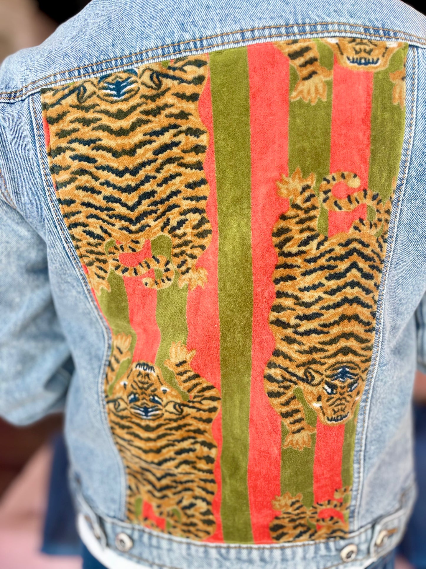 Denim Tiger Jacket Green