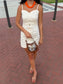 The Emery Cream Mini Dress