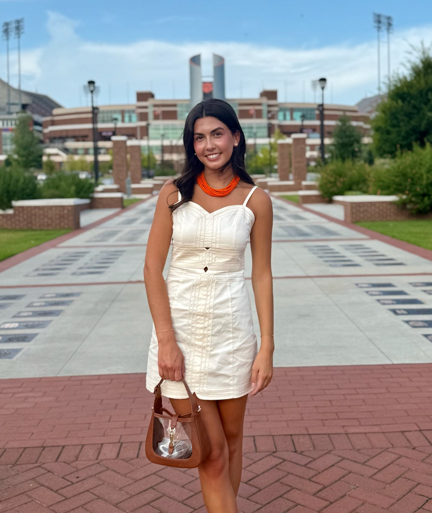 The Emery Cream Mini Dress