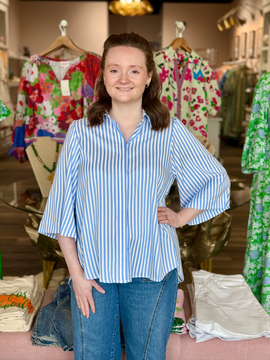 Boho Chic Striped Top