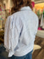 Boho Chic Zippered Swirl Denim Jacket