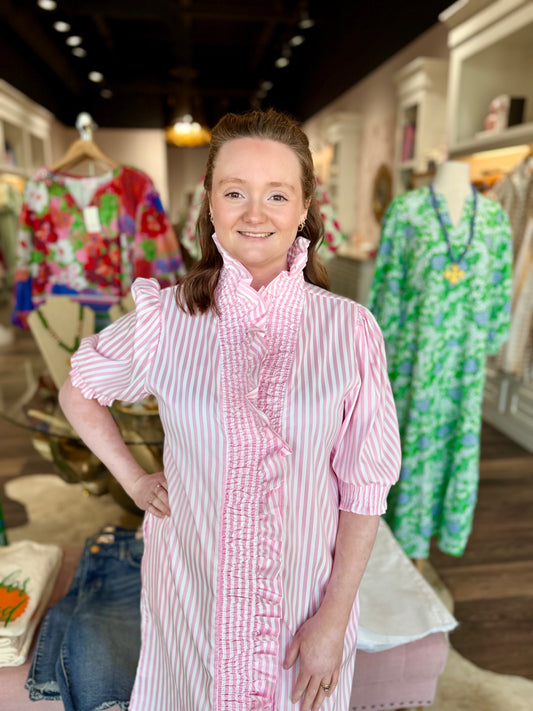 Boho Chic Striped Dress