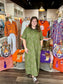 Entro Paisley Everyday Maxi Dress Olive