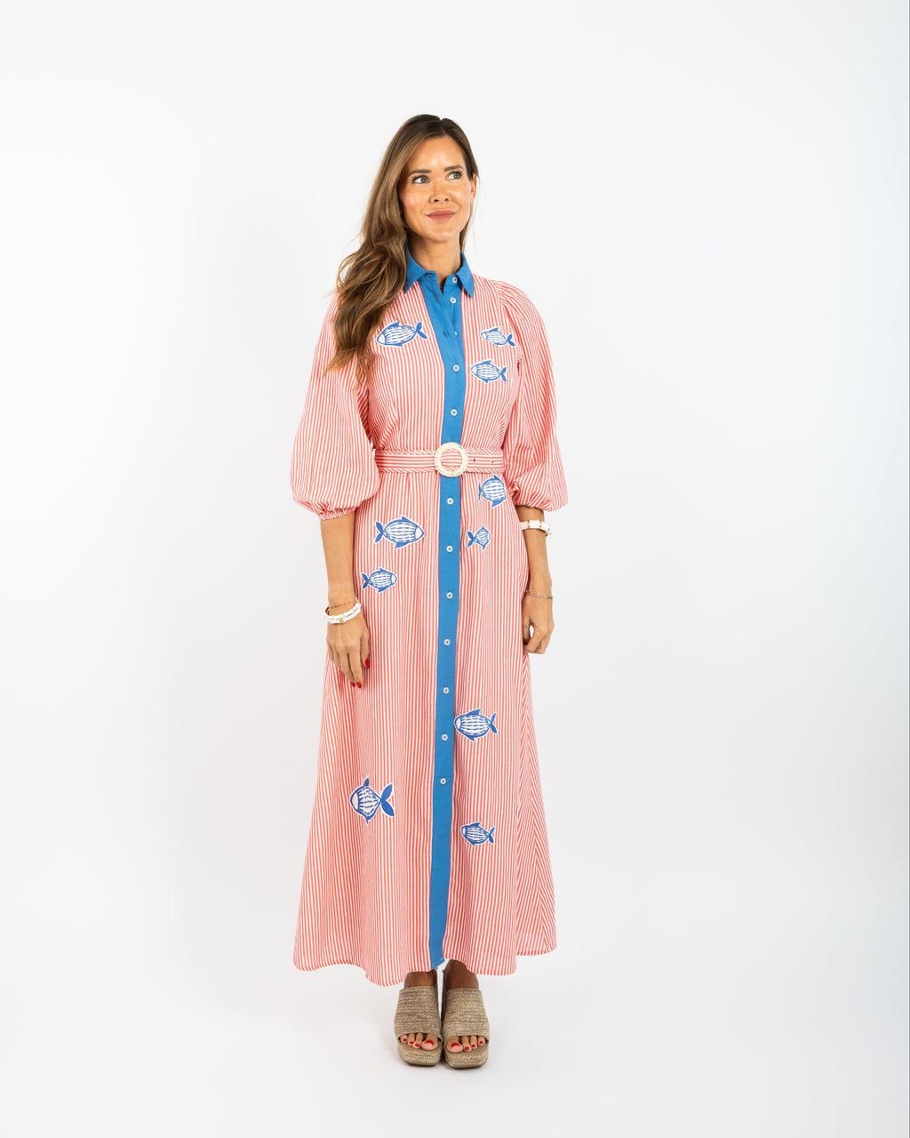 Garland Lyla Dress Fish Applique