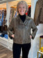 Lysse Emory Vegan Suede Moto Jacket Woodland Snake
