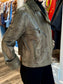 Lysse Emory Vegan Suede Moto Jacket Woodland Snake