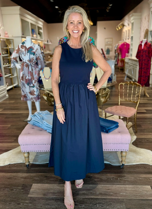 Navy Juliette Dress