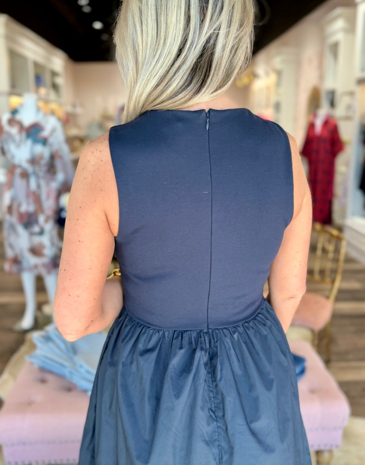 Navy Juliette Dress