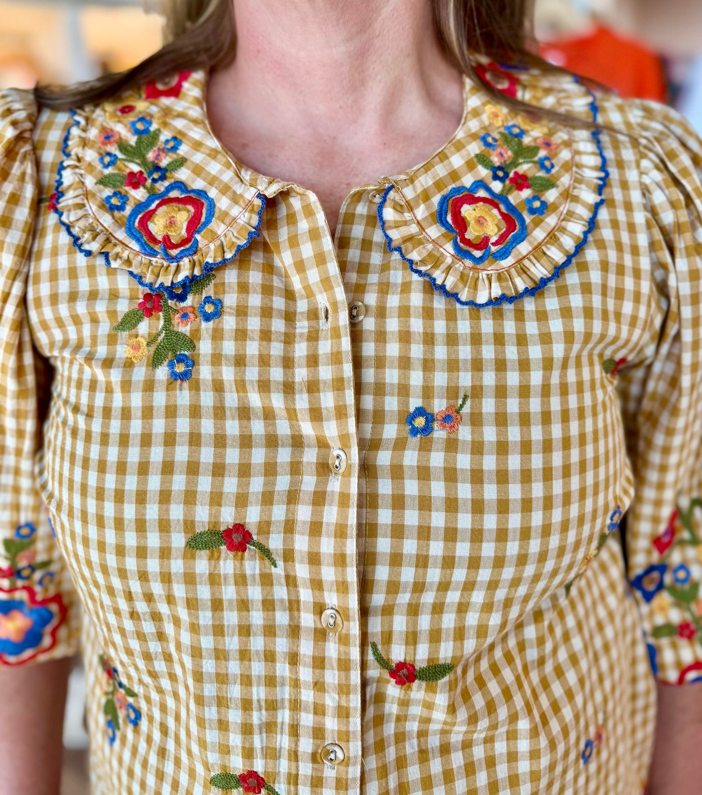 Ivy Jane Check Garden Top