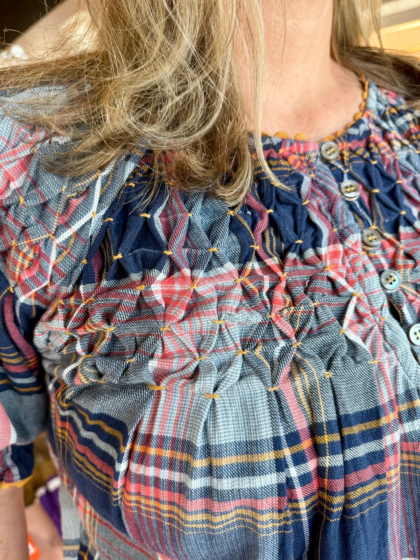 Ivy Jane Smocked Neck Top